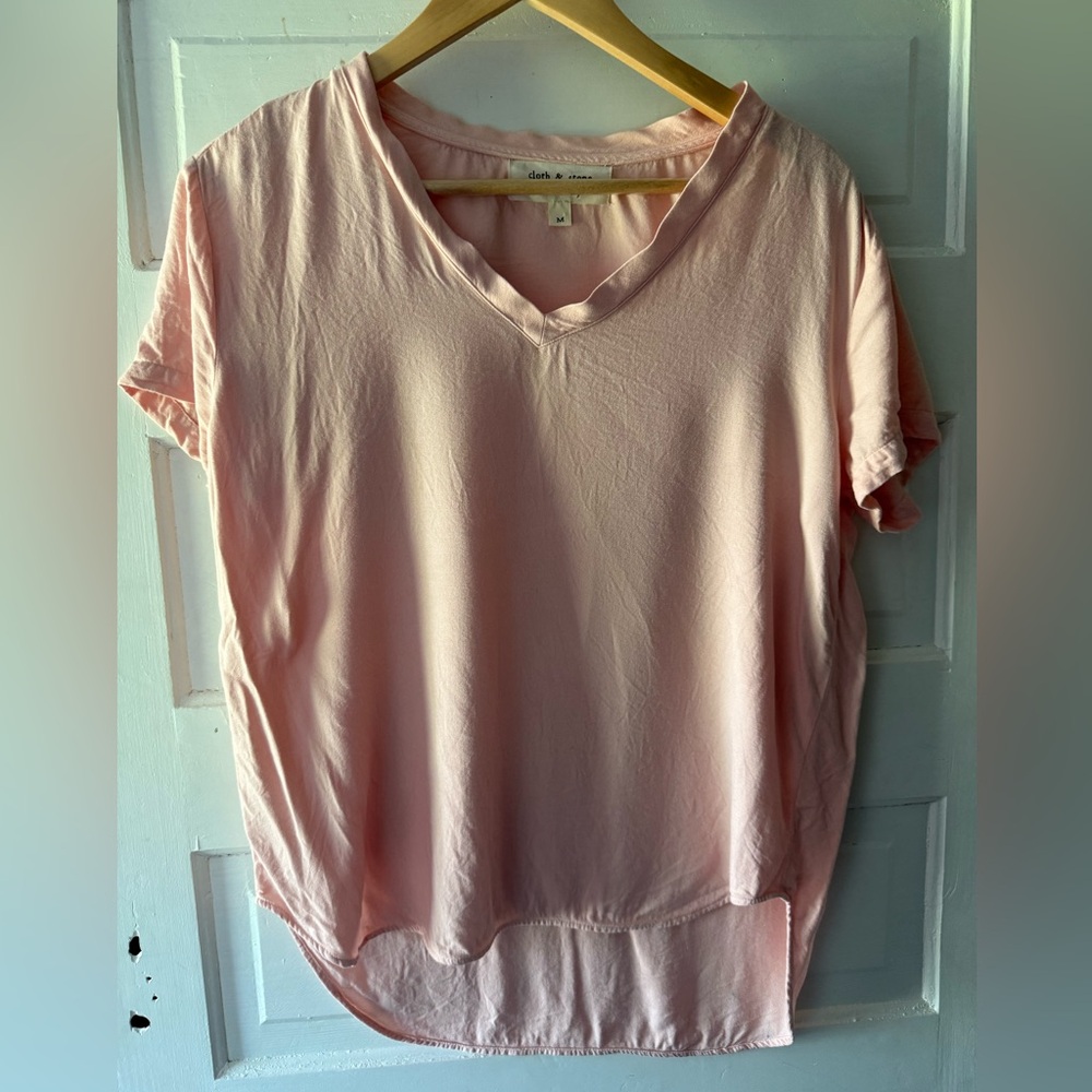 Cloth & Stone Anthropologie Baby Pink Top